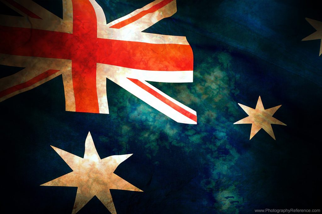 Stock photography Australian flag