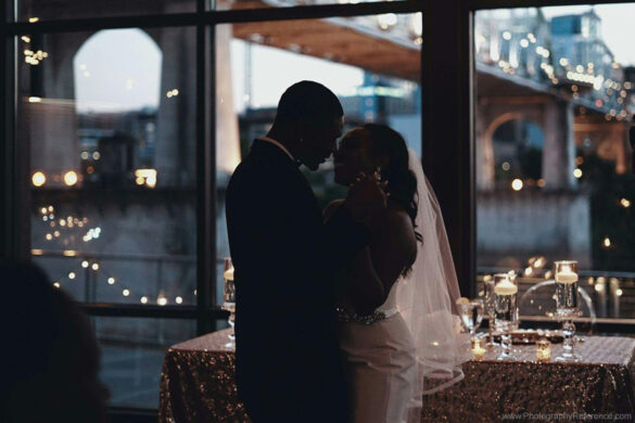 Wedding photography city and urban