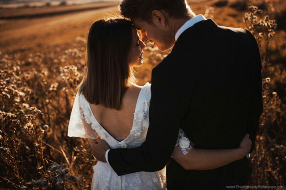 Wedding photography country style couple