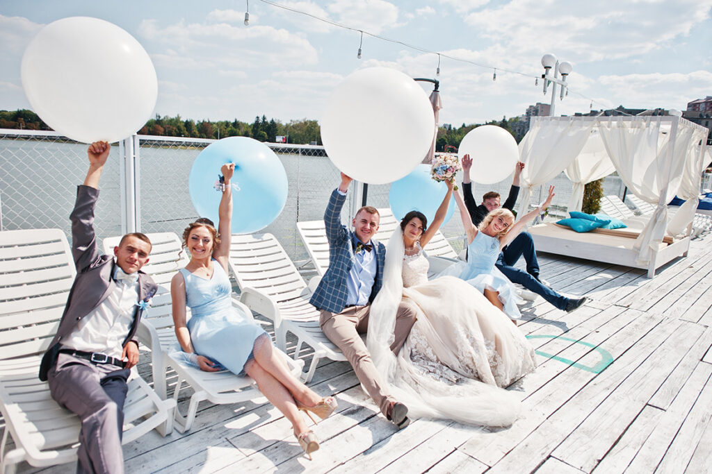 Wedding photography wedding party group